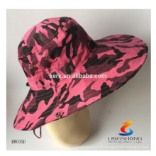 Custom camouflage alta qualidade de pesca chapéu Atacado atacado Tie Dyed chapéu de balde por atacado